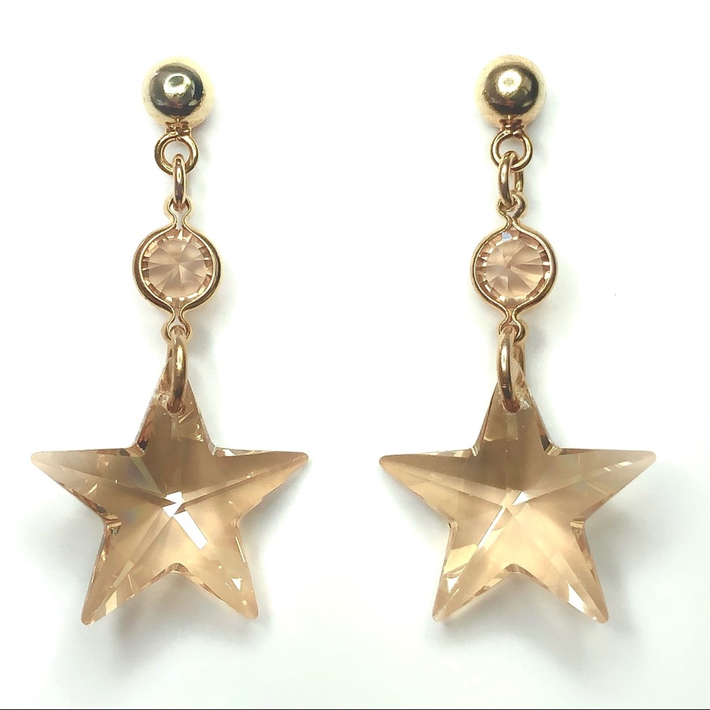STARLIT SWAROVSKI CRYSTAL EARRINGS
